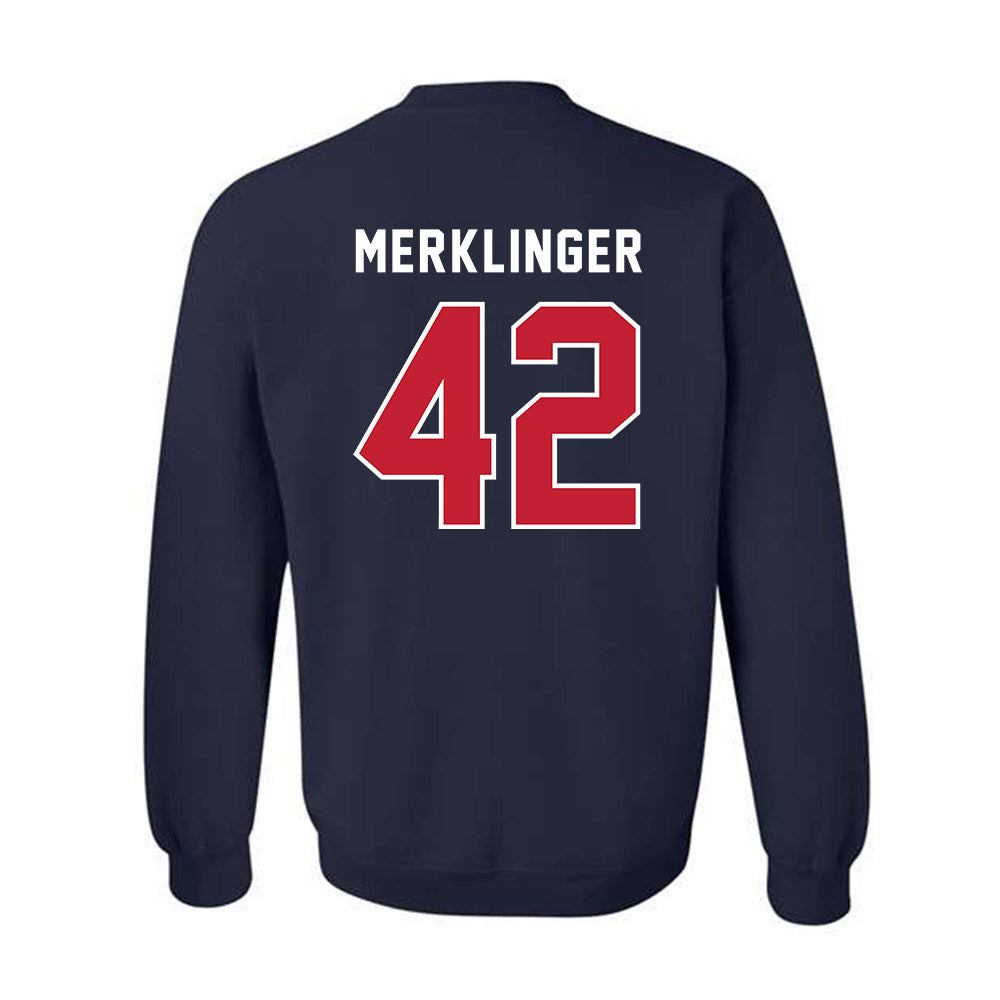 Richmond - NCAA Men's Lacrosse : Max Merklinger - Classic Shersey Crewneck Sweatshirt-1