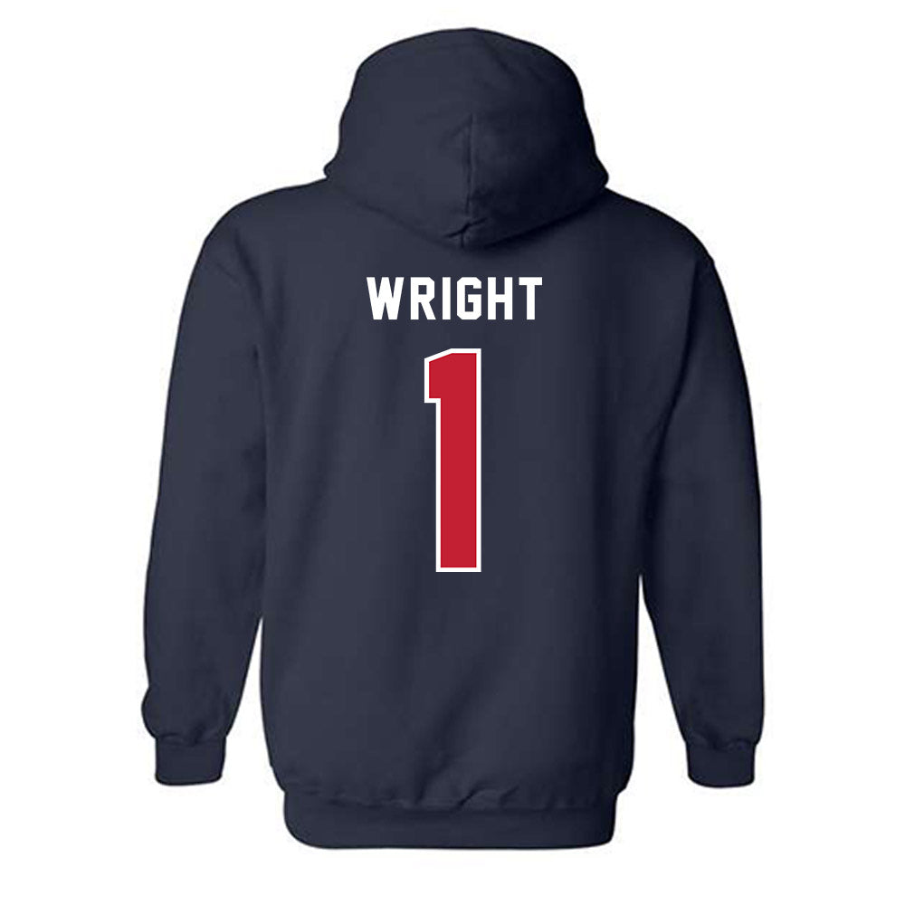 Richmond - NCAA Women's Basketball : Rayne Wright - Classic Shersey Hooded Sweatshirt-1