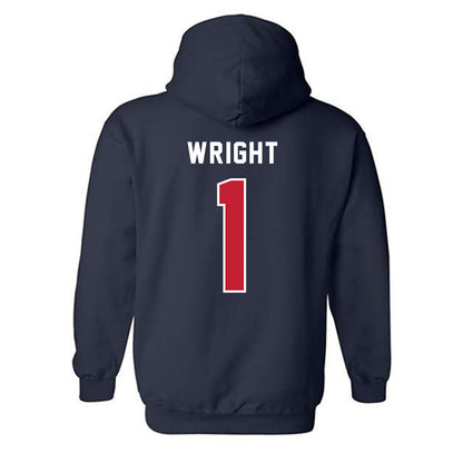 Richmond - NCAA Women's Basketball : Rayne Wright - Classic Shersey Hooded Sweatshirt-1