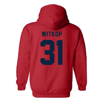Richmond - NCAA Baseball : Paul Witkop - Classic Shersey Hooded Sweatshirt-1