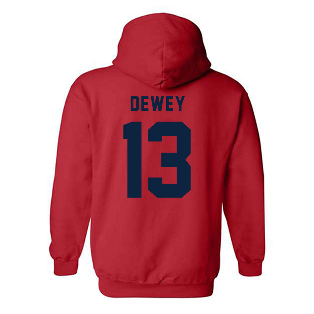 Richmond - NCAA Women's Basketball : Samantha Dewey - Classic Shersey Hooded Sweatshirt-1