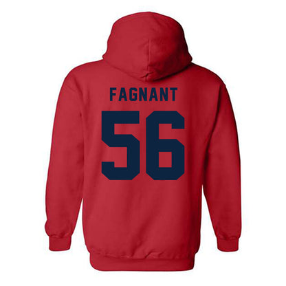Richmond - NCAA Baseball : James Fagnant - Classic Shersey Hooded Sweatshirt-1