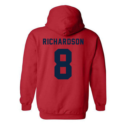 Richmond - NCAA Men's Basketball : Donovan Richardson - Classic Shersey Hooded Sweatshirt-1