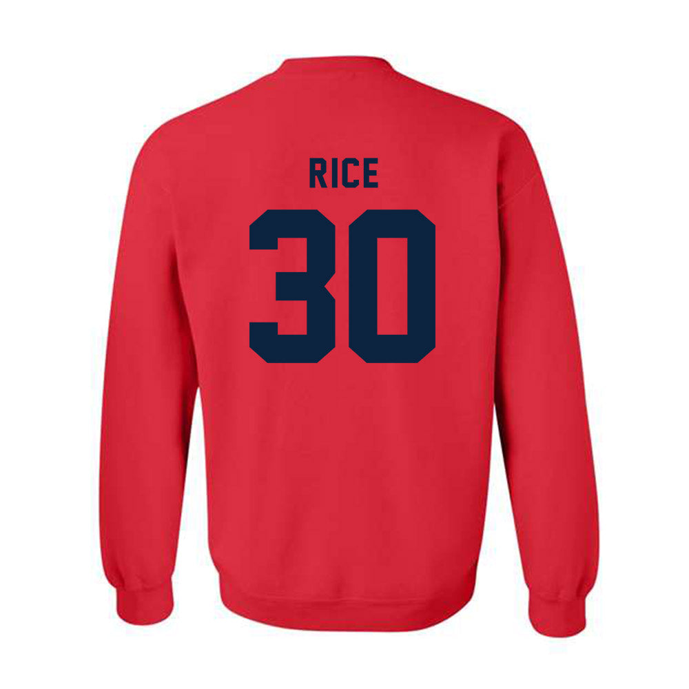 Richmond - NCAA Women's Lacrosse : Megan Rice - Classic Shersey Crewneck Sweatshirt-1