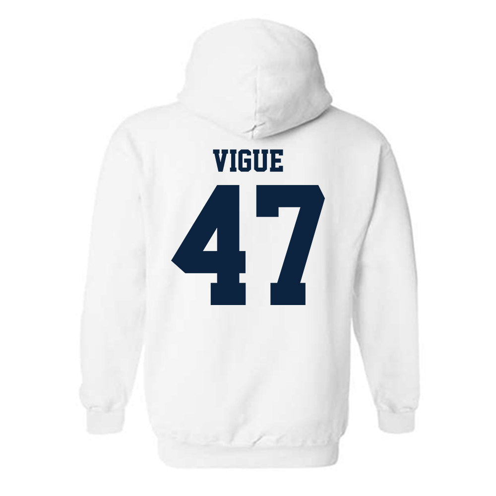 Richmond - NCAA Men's Lacrosse : Zach Vigue - Classic Shersey Hooded Sweatshirt-1