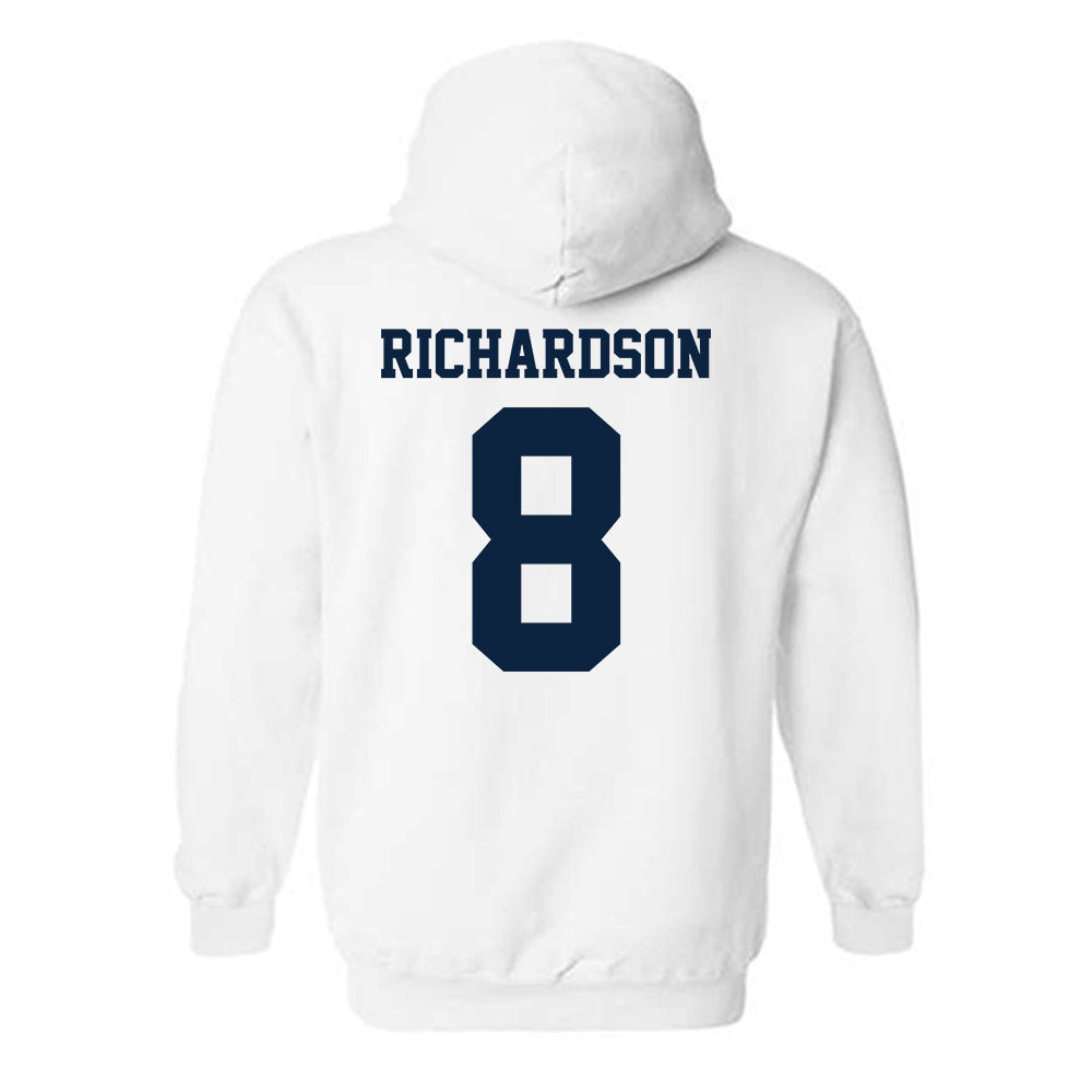 Richmond - NCAA Men's Basketball : Donovan Richardson - Classic Shersey Hooded Sweatshirt-1