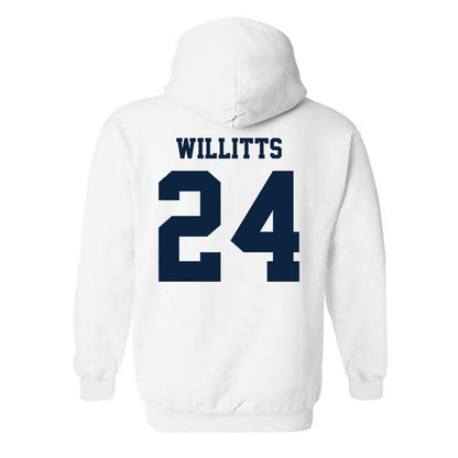 Richmond - NCAA Baseball : Josh Willitts - Classic Shersey Hooded Sweatshirt-1