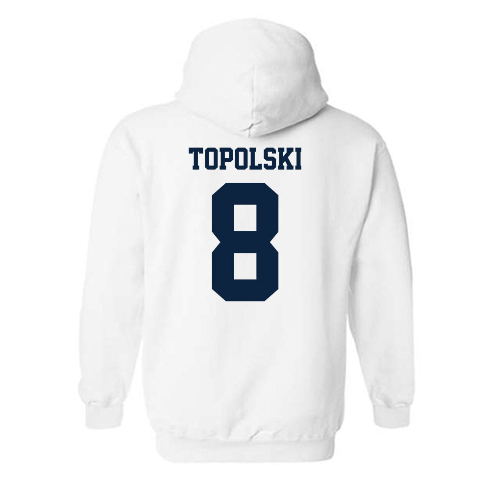 Richmond - NCAA Baseball : Chase Topolski - Classic Shersey Hooded Sweatshirt-1