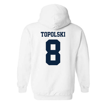 Richmond - NCAA Baseball : Chase Topolski - Classic Shersey Hooded Sweatshirt-1