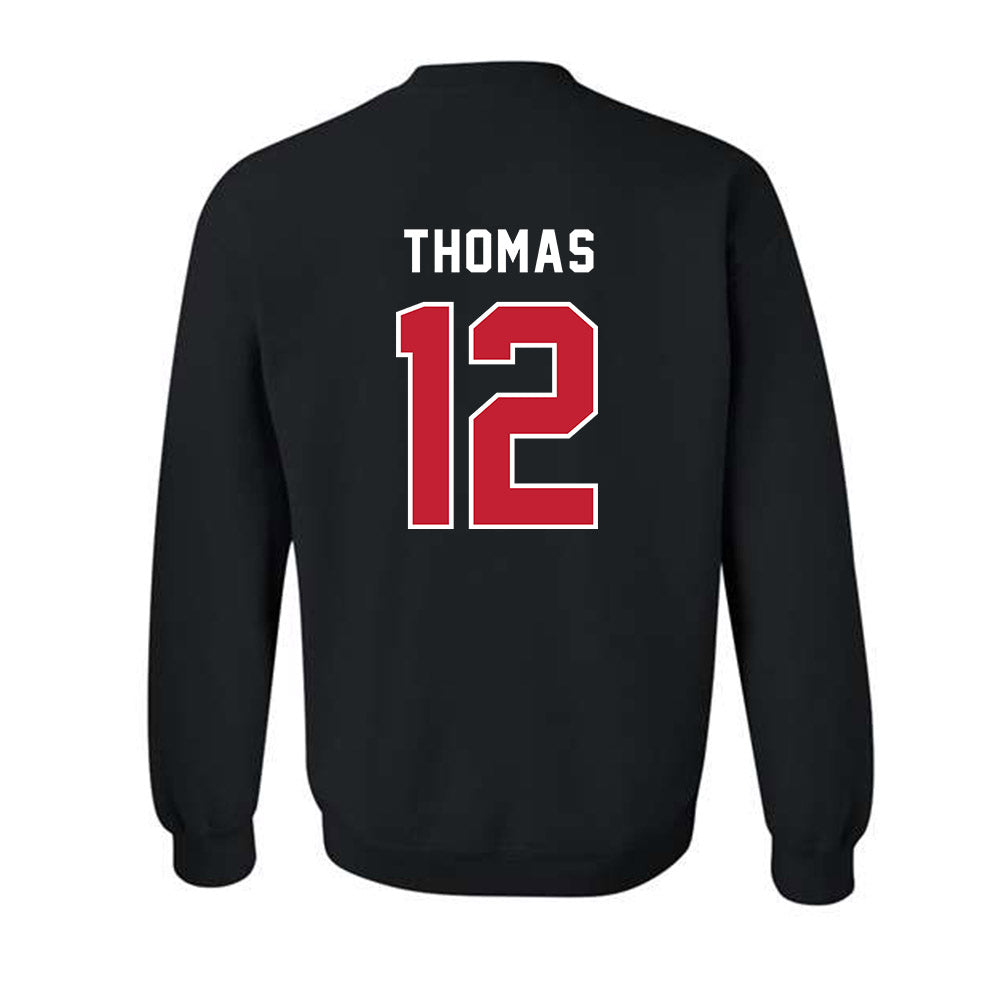 Richmond - NCAA Men's Basketball : David Thomas - Classic Shersey Crewneck Sweatshirt-1