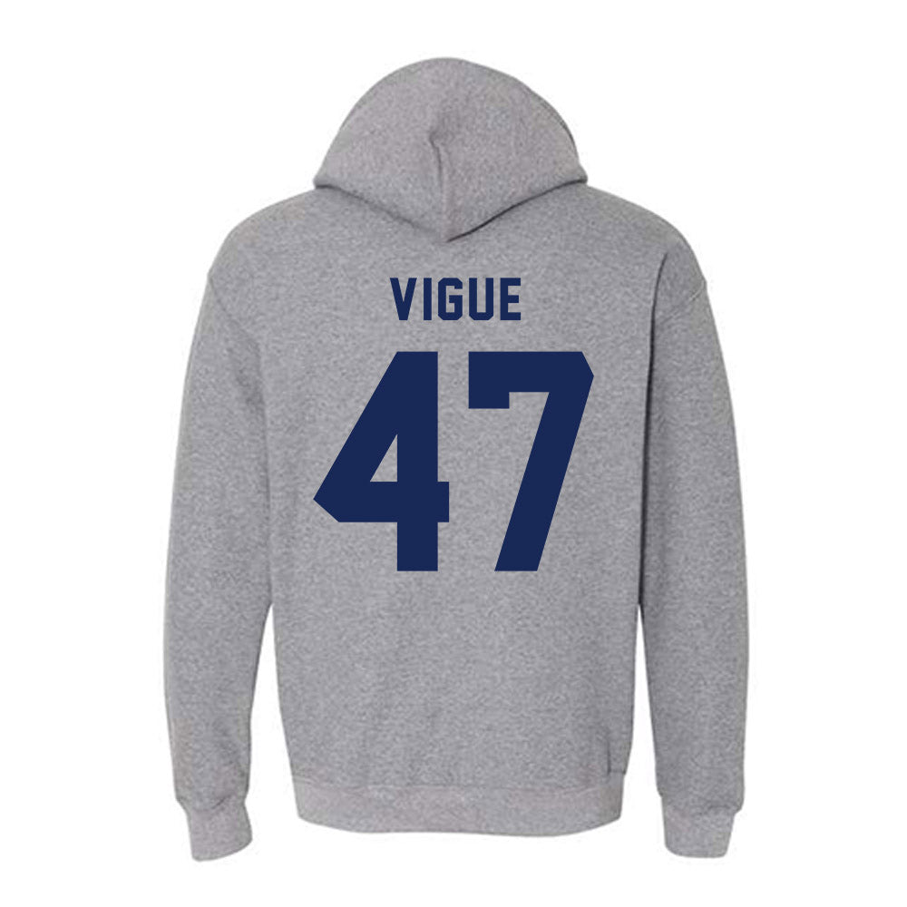 Richmond - NCAA Men's Lacrosse : Zach Vigue - Classic Shersey Hooded Sweatshirt-1