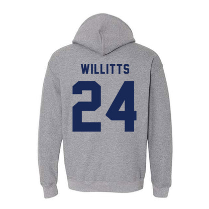 Richmond - NCAA Baseball : Josh Willitts - Classic Shersey Hooded Sweatshirt-1
