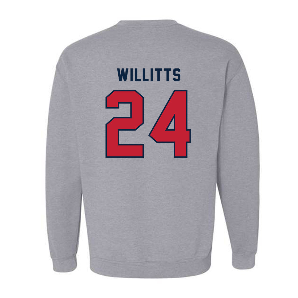 Richmond - NCAA Baseball : Josh Willitts - Classic Shersey Crewneck Sweatshirt-1