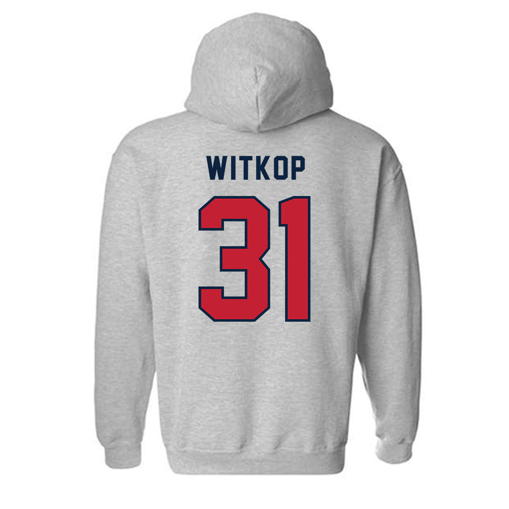 Richmond - NCAA Baseball : Paul Witkop - Classic Shersey Hooded Sweatshirt-1