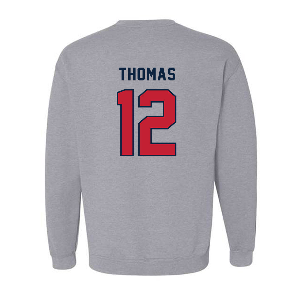 Richmond - NCAA Men's Basketball : David Thomas - Classic Shersey Crewneck Sweatshirt-1