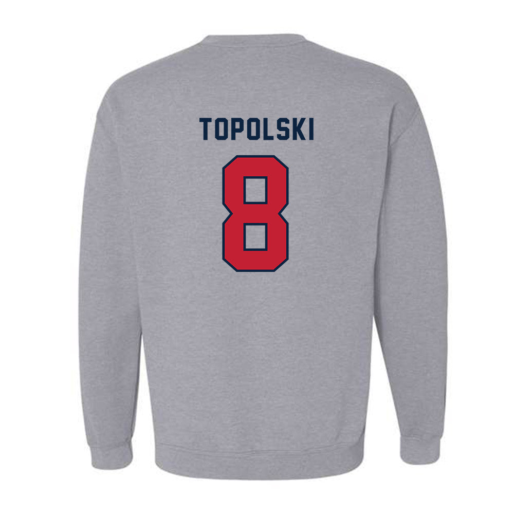 Richmond - NCAA Baseball : Chase Topolski - Classic Shersey Crewneck Sweatshirt-1