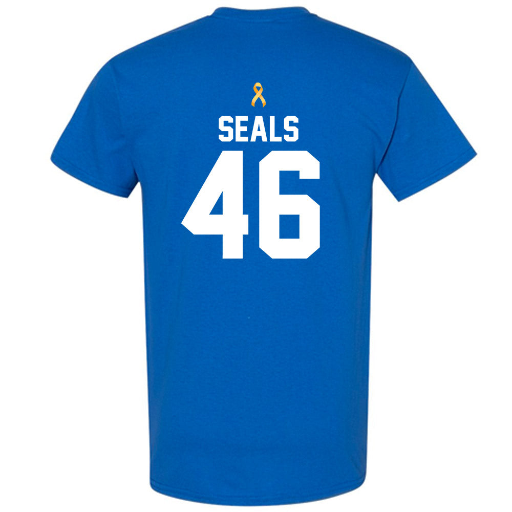 Tulsa - NCAA Men's Basketball : Ari Seals - Dribble For Joy Royal Classic Shersey T-Shirt