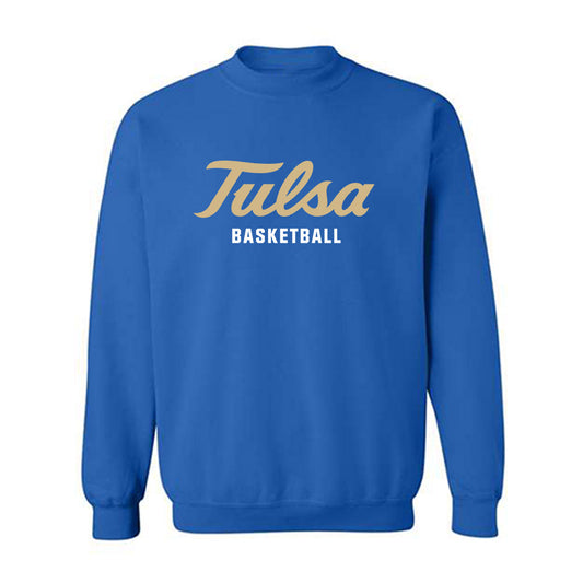 Tulsa - NCAA Men's Basketball : Tyshawn Archie - Dribble For Joy Royal Classic Shersey Crewneck Sweatshirt