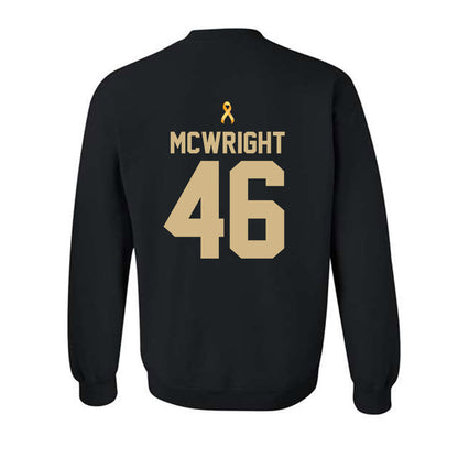 Tulsa - NCAA Men's Basketball : Jesaiah McWright - Dribble For Joy Black Classic Shersey Crewneck Sweatshirt