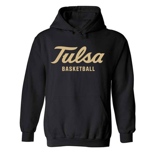 Tulsa - NCAA Men's Basketball : Tyler Behrend - Dribble For Joy Black Classic Shersey Hooded Sweatshirt