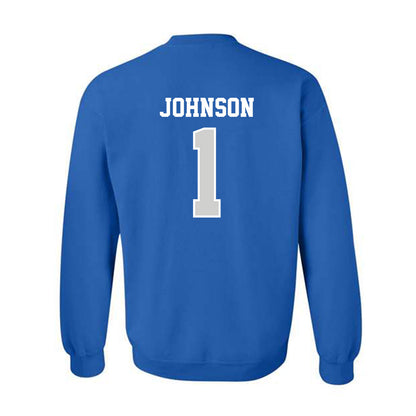 Indiana State - NCAA Football : Devin Johnson - Classic Shersey Crewneck Sweatshirt-1