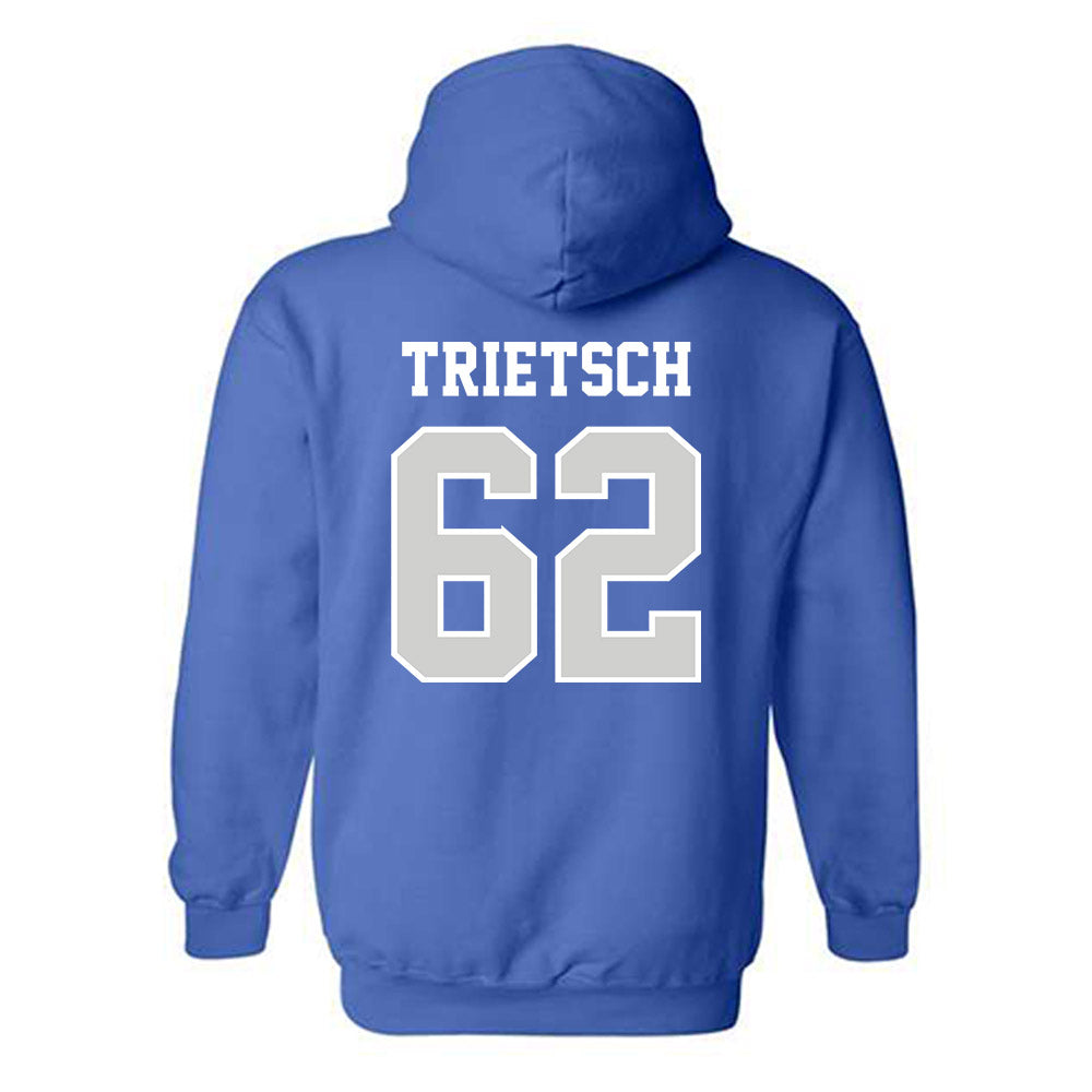 Indiana State - NCAA Football : Owen Trietsch - Classic Shersey Hooded Sweatshirt-1