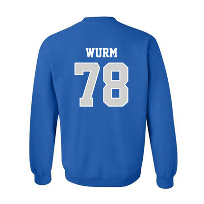 Indiana State - NCAA Football : Zac Wurm - Classic Shersey Crewneck Sweatshirt-1