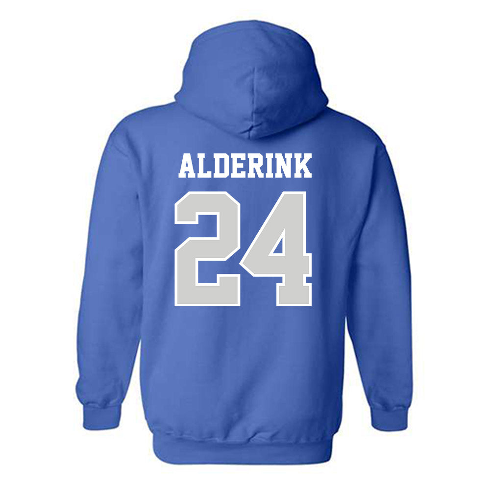 Indiana State - NCAA Men's Basketball : Merritt Alderink - Classic Shersey Hooded Sweatshirt-1