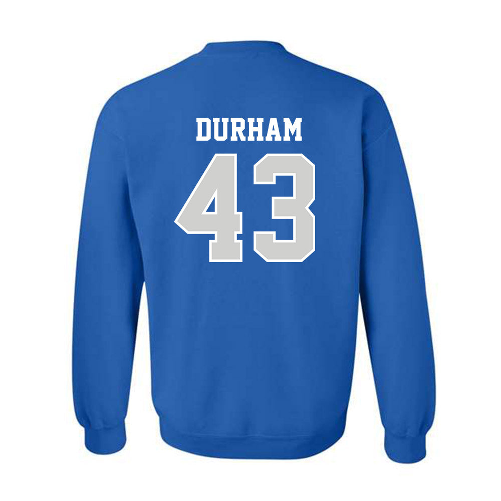 Indiana State - NCAA Football : Braydon Durham - Classic Shersey Crewneck Sweatshirt-1