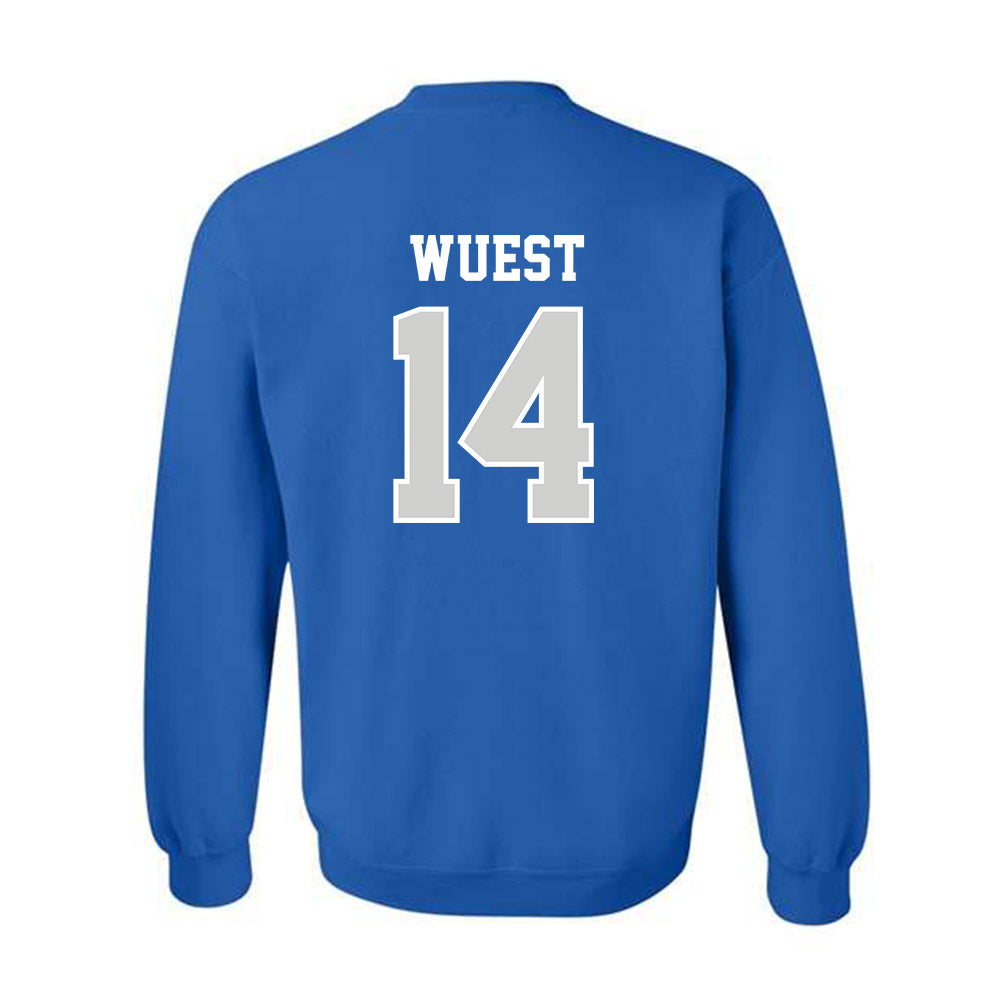 Indiana State - NCAA Football : BJ Wuest - Classic Shersey Crewneck Sweatshirt-1