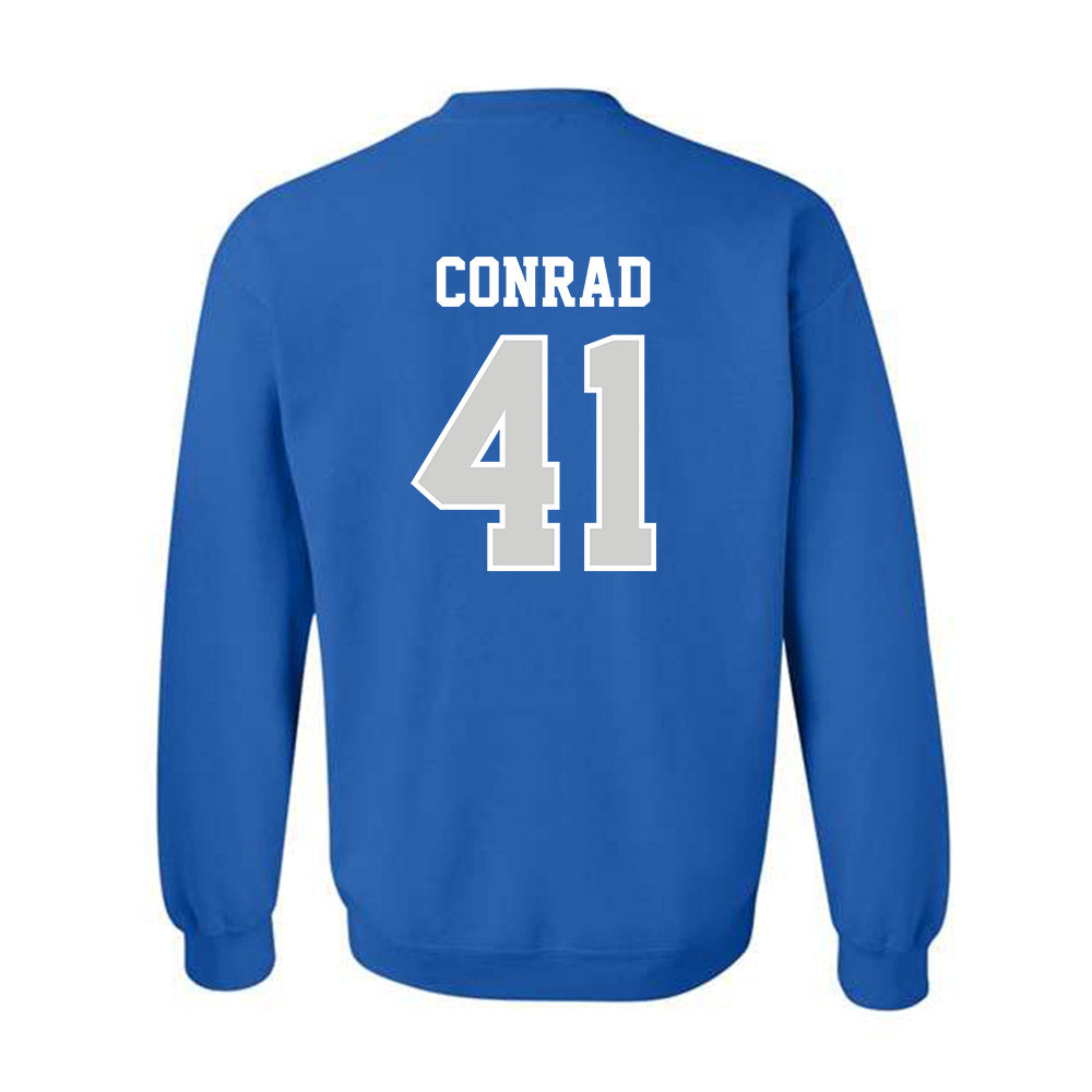 Indiana State - NCAA Football : Spencer Conrad - Classic Shersey Crewneck Sweatshirt-1