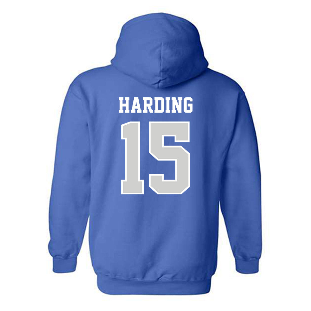 Indiana State - NCAA Men's Basketball : Markus Harding - Classic Shersey Hooded Sweatshirt-1