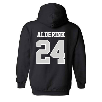 Indiana State - NCAA Men's Basketball : Merritt Alderink - Classic Shersey Hooded Sweatshirt-1