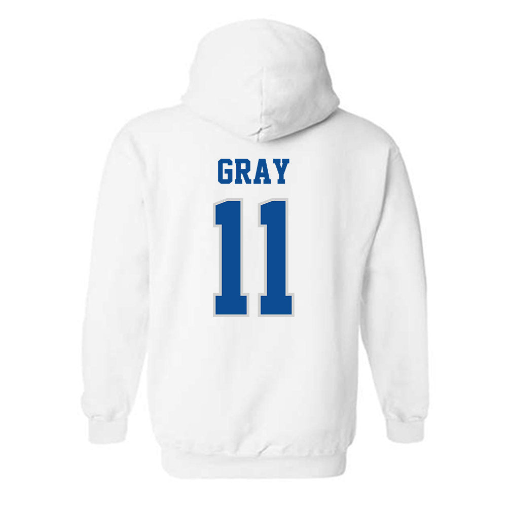 Indiana State - NCAA Men's Basketball : Aaron Gray - Classic Shersey Hooded Sweatshirt-1