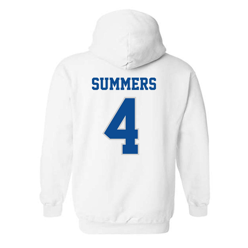 Indiana State - NCAA Men's Basketball : Jahni Summers - Classic Shersey Hooded Sweatshirt-1
