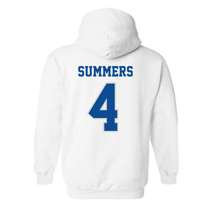 Indiana State - NCAA Men's Basketball : Jahni Summers - Classic Shersey Hooded Sweatshirt-1