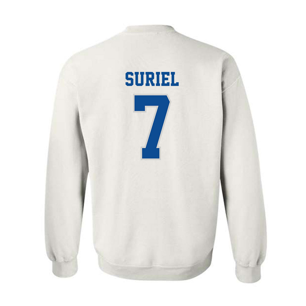 Indiana State - NCAA Baseball : Breyllin Suriel - Classic Shersey Crewneck Sweatshirt-1