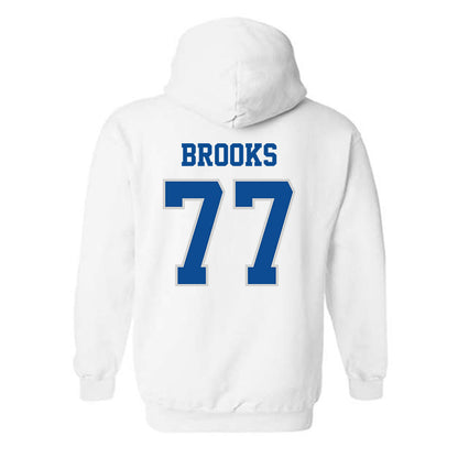 Indiana State - NCAA Football : RJ Brooks - Classic Shersey Hooded Sweatshirt-1
