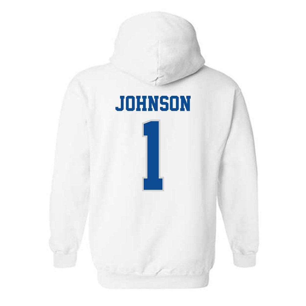 Indiana State - NCAA Football : Devin Johnson - Classic Shersey Hooded Sweatshirt-1