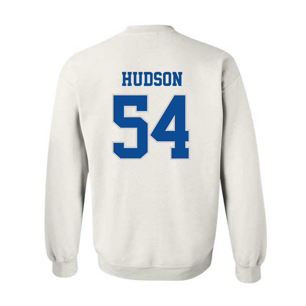 Indiana State - NCAA Football : Zeshaun Hudson - Classic Shersey Crewneck Sweatshirt-1
