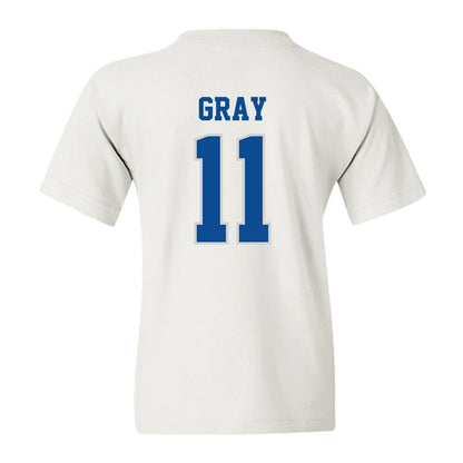Indiana State - NCAA Men's Basketball : Aaron Gray - Classic Shersey Youth T-Shirt-1