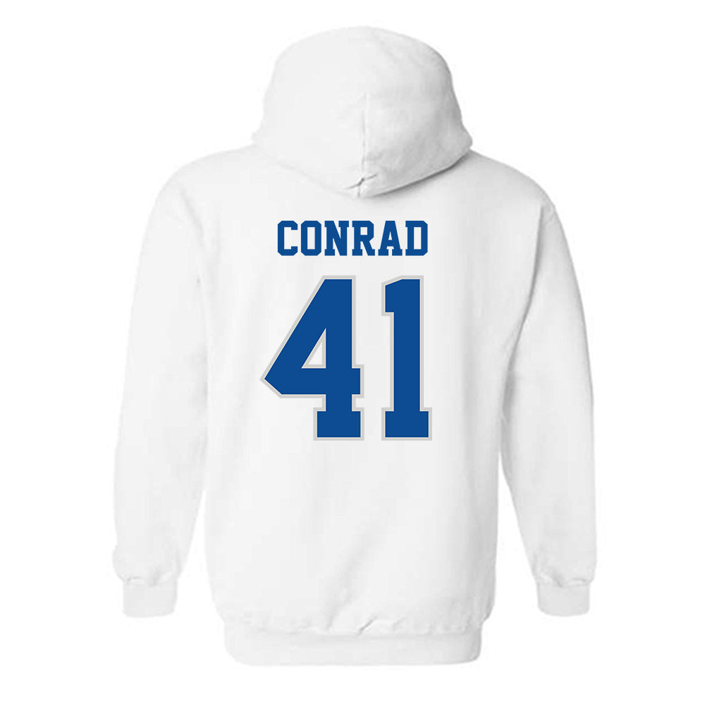 Indiana State - NCAA Football : Spencer Conrad - Classic Shersey Hooded Sweatshirt-1