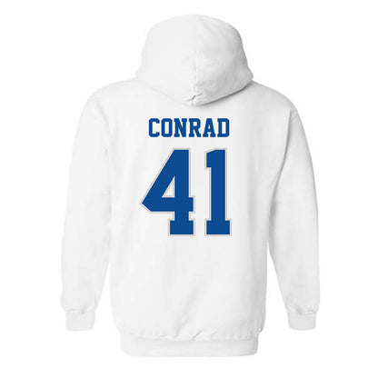 Indiana State - NCAA Football : Spencer Conrad - Classic Shersey Hooded Sweatshirt-1