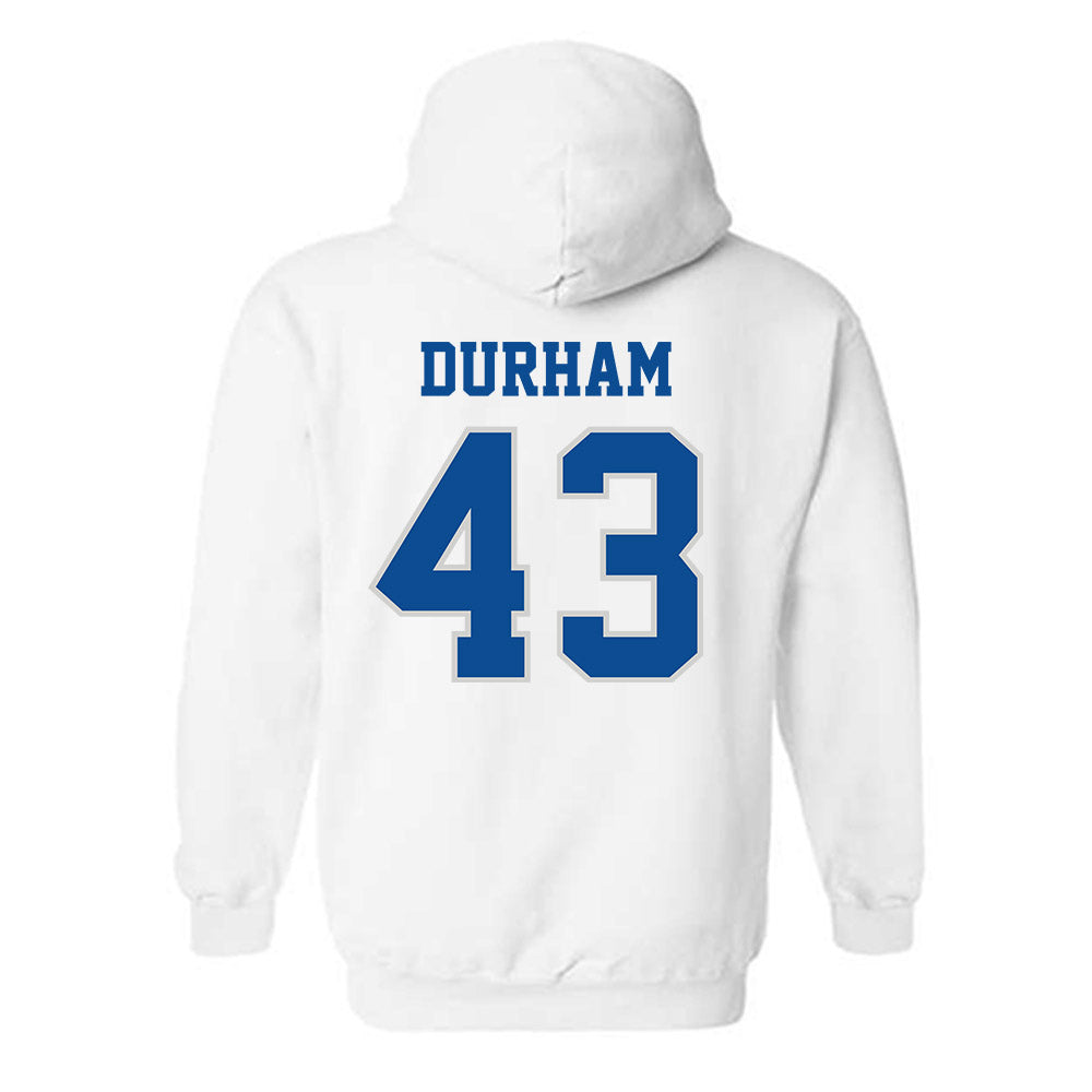 Indiana State - NCAA Football : Braydon Durham - Classic Shersey Hooded Sweatshirt-1