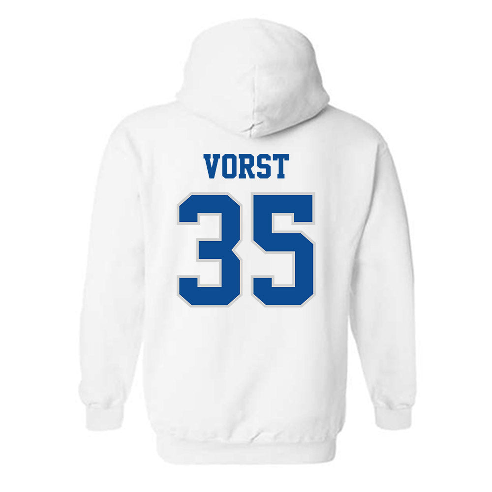 Indiana State - NCAA Men's Basketball : Derek Vorst - Classic Shersey Hooded Sweatshirt-1