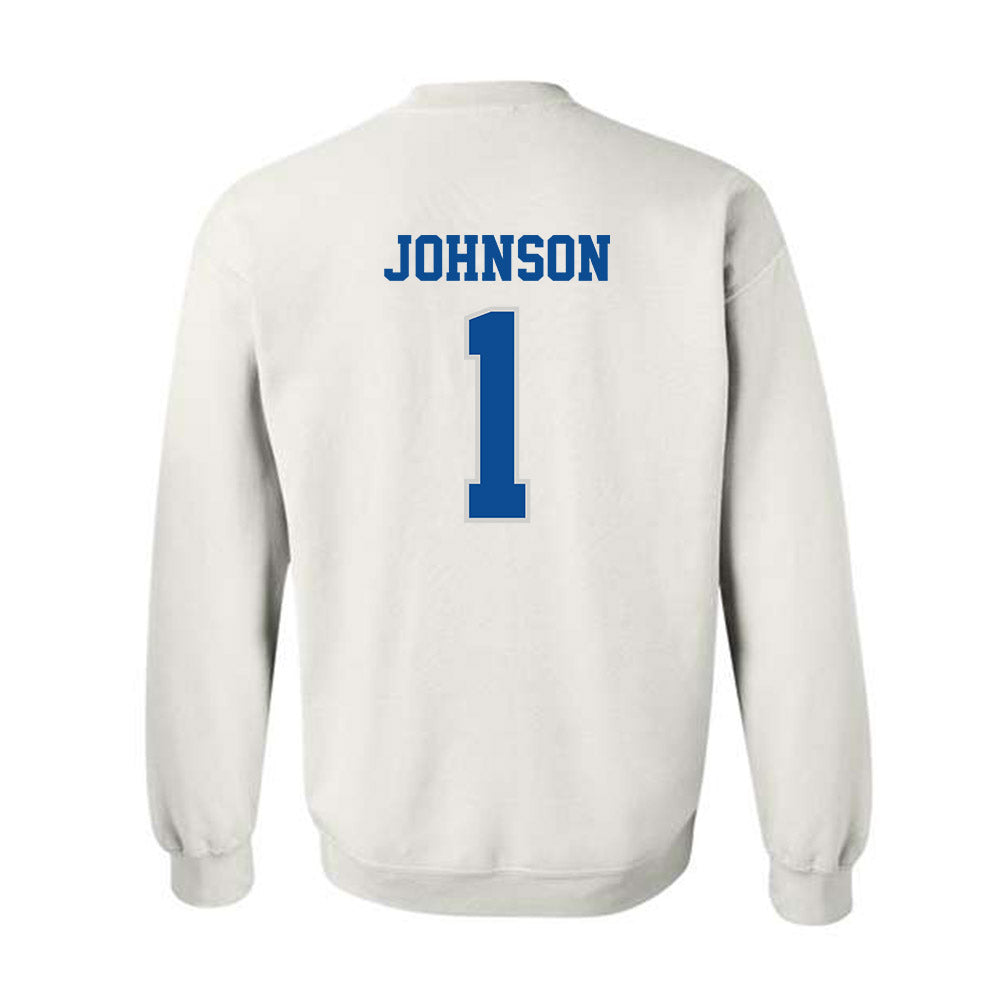 Indiana State - NCAA Football : Devin Johnson - Classic Shersey Crewneck Sweatshirt-1