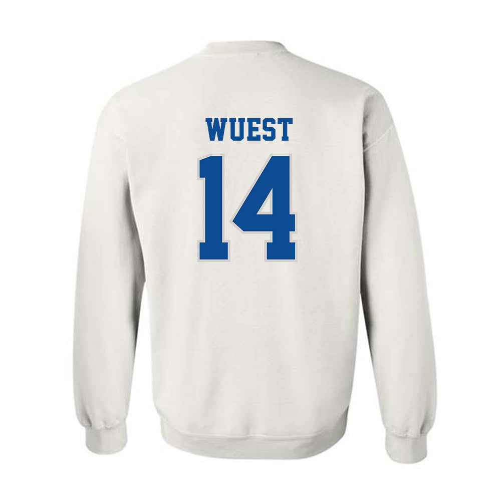 Indiana State - NCAA Football : BJ Wuest - Classic Shersey Crewneck Sweatshirt-1