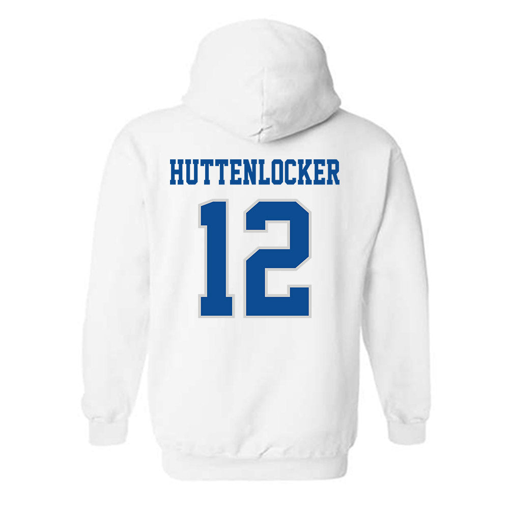 Indiana State - NCAA Men's Basketball : Caden Huttenlocker - Classic Shersey Hooded Sweatshirt-1