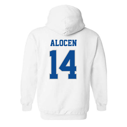 Indiana State - NCAA Men's Basketball : Bruno Alocen - Classic Shersey Hooded Sweatshirt-1