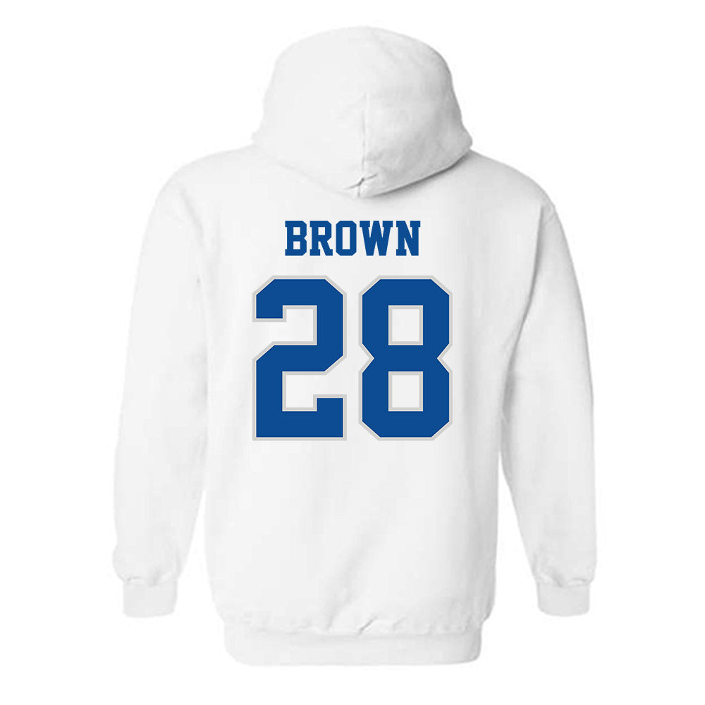 Indiana State - NCAA Football : Deion Brown - Classic Shersey Hooded Sweatshirt-1